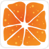 лого Тренингового центра <Квадратный апельсин>